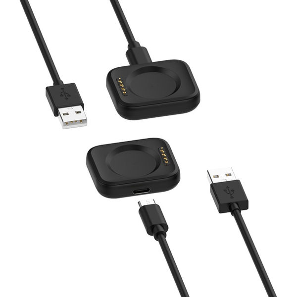 Techsuit - SmartWatch Wireless Charging Cable (TXC8) - for Oppo Watch X/ 4 Pro/3 Pro/ SE/2R - Black