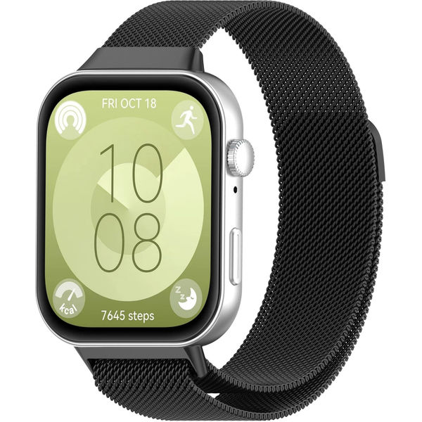 Techsuit - Watchband (W009) - Huawei Watch Fit 3 - Black