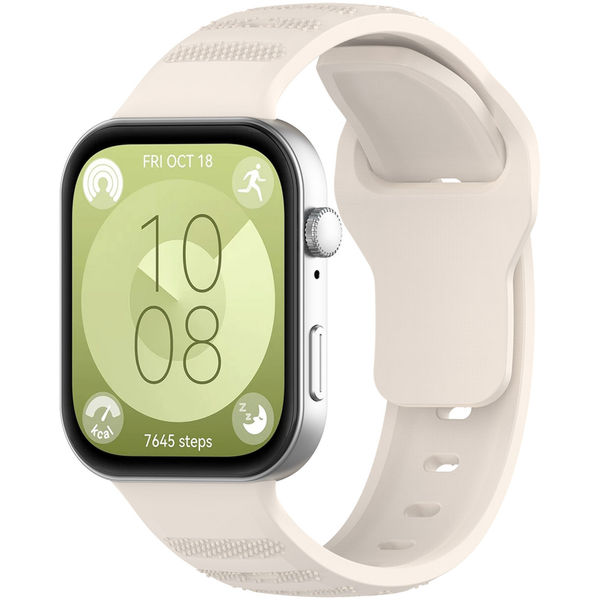 Techsuit - Watchband (W050) - Huawei Watch Fit 3 - Beige