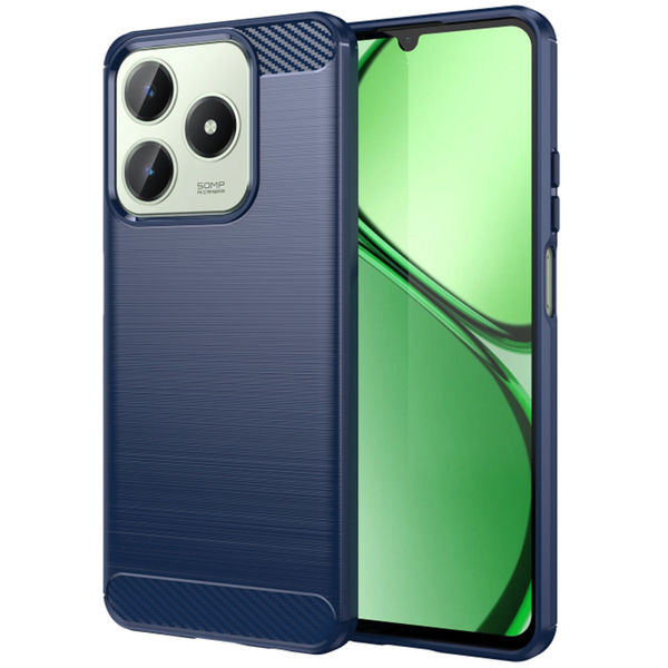 Techsuit - Carbon Silicone - Realme C61 / Realme C63 - Blue