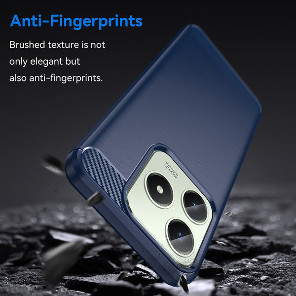 Techsuit - Carbon Silicone - Realme C61 / Realme C63 - Blue