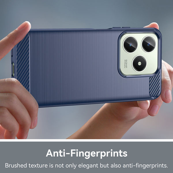 Techsuit - Carbon Silicone - Realme C61 / Realme C63 - Blue