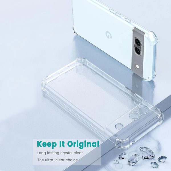 Techsuit - Shockproof Clear Silicone - Google Pixel 9 - Clear