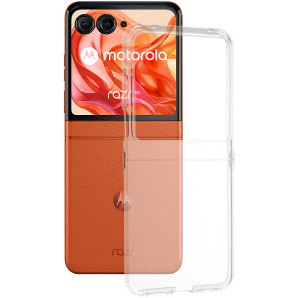 Techsuit - Clear Silicone - Motorola Razr 50 - Transparent