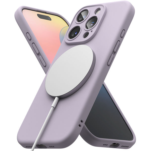 Ringke - Silicone Magnetic MagSafe - iPhone 16 Pro - Lavender