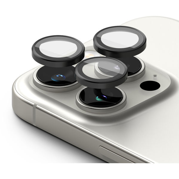 Ringke - Camera Lens Frame Glass (2 pack) - iPhone 16 Pro / iPhone 16 Pro Max - Black