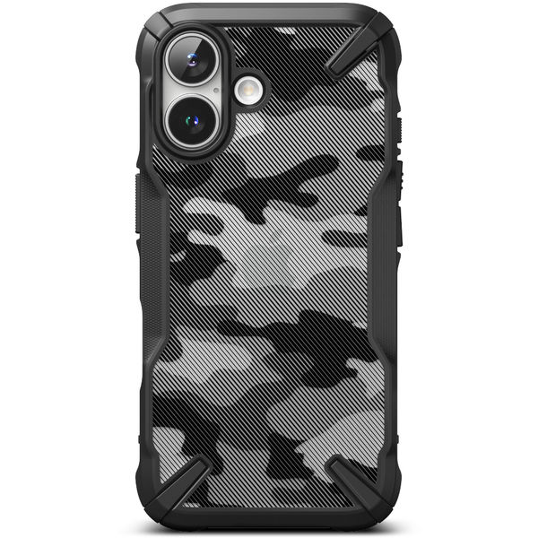 Ringke - Fusion X Design - iPhone 16 Plus - Camo Black