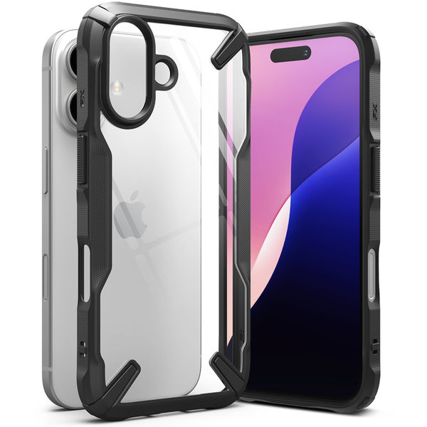 Ringke - Fusion X - iPhone 16 - Black