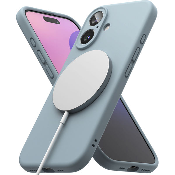 Ringke - Silicone Magnetic MagSafe - iPhone 16 - Blue