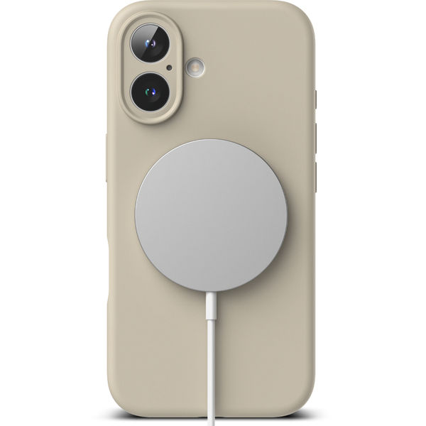 Ringke - Silicone Magnetic MagSafe - iPhone 16 - Stone