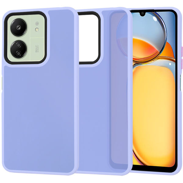 Techsuit - HaloFrost Series - Xiaomi Redmi 13C 4G / 13C 5G / C65 - Light Purple