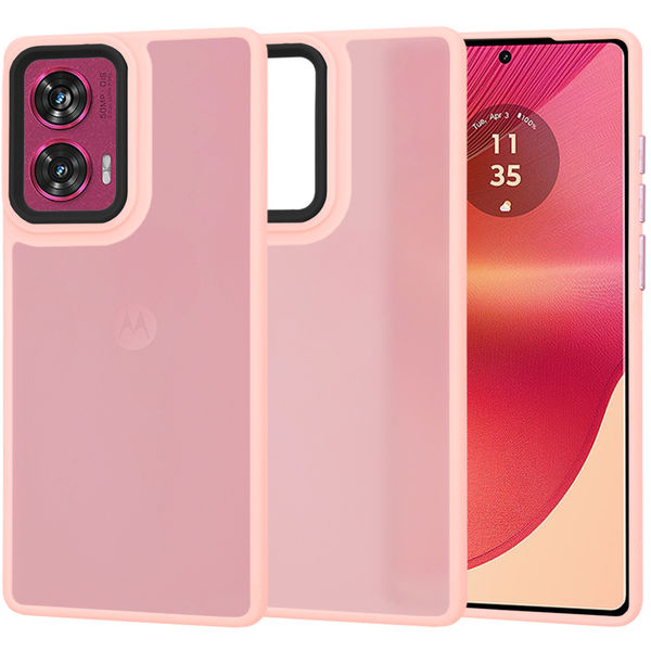 Techsuit - HaloFrost Series - Motorola Edge 50 Fusion - Pink