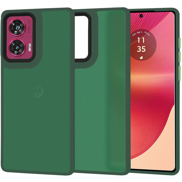 Techsuit - HaloFrost Series - Motorola Edge 50 Fusion - Midnight Green