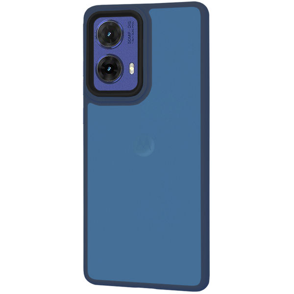 Techsuit - HaloFrost Series - Motorola Moto G85 - Deep Blue