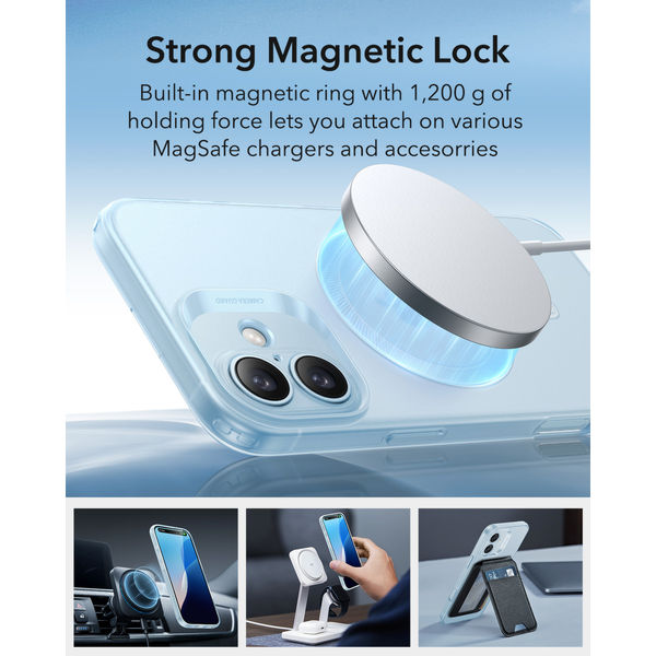 ESR - Zero HaloLock - iPhone 16 - Frosted Blue