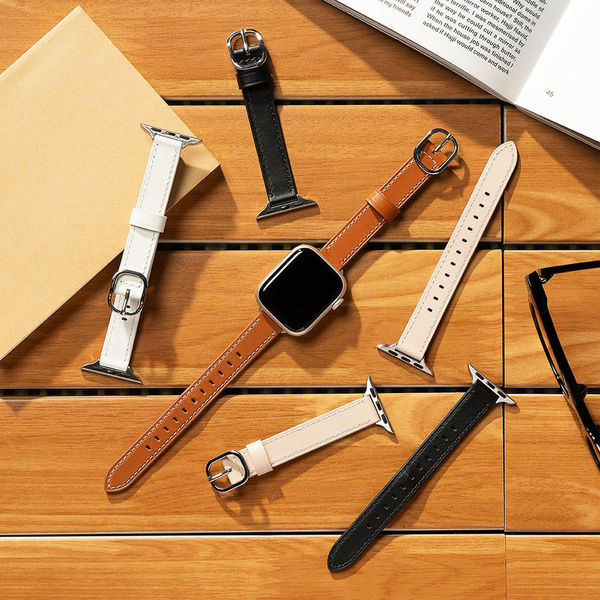 Ringke - Leather One Slim - Apple Watch SE 40mm - Brown