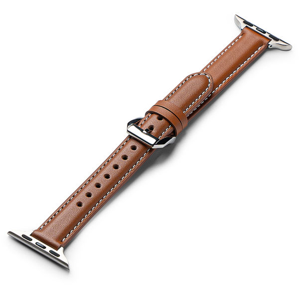 Ringke - Leather One Padded Slim - Apple Watch SE 40mm - Brown