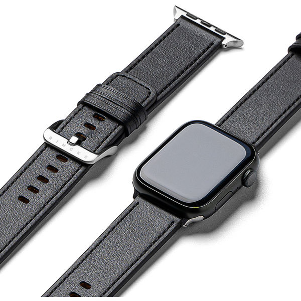 Ringke - Leather One Basic - Apple Watch 6 44mm - Black