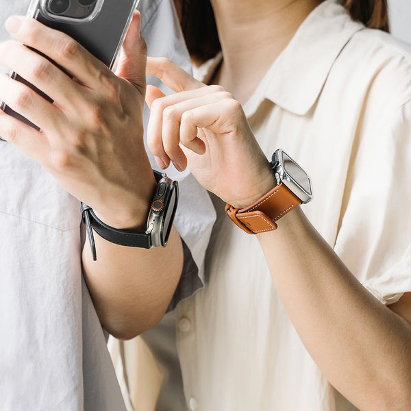 Ringke - Leather One Basic - Apple Watch 6 44mm - Brown