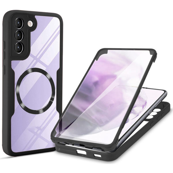 Techsuit - ColorVerse 360 MagSafe Series + Screen Protector - Samsung Galaxy S21 FE 5G - Black