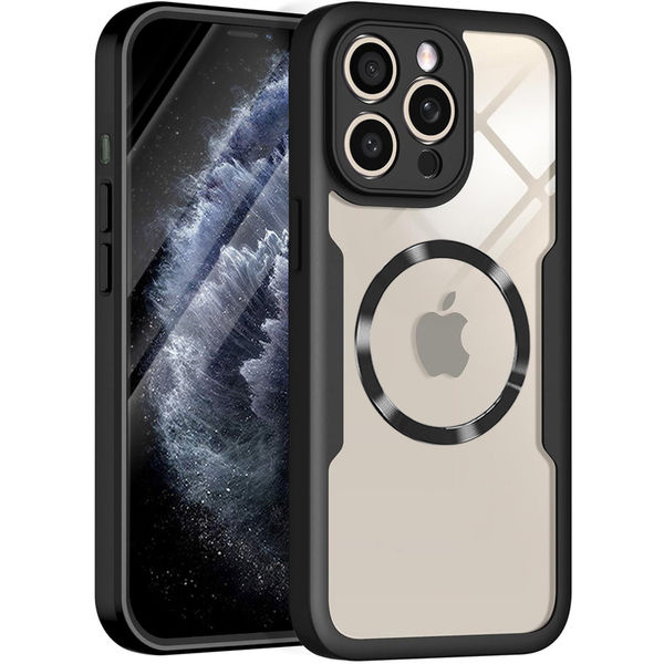 Techsuit - ColorVerse 360 MagSafe Series + Screen Protector - iPhone 11 Pro - Black