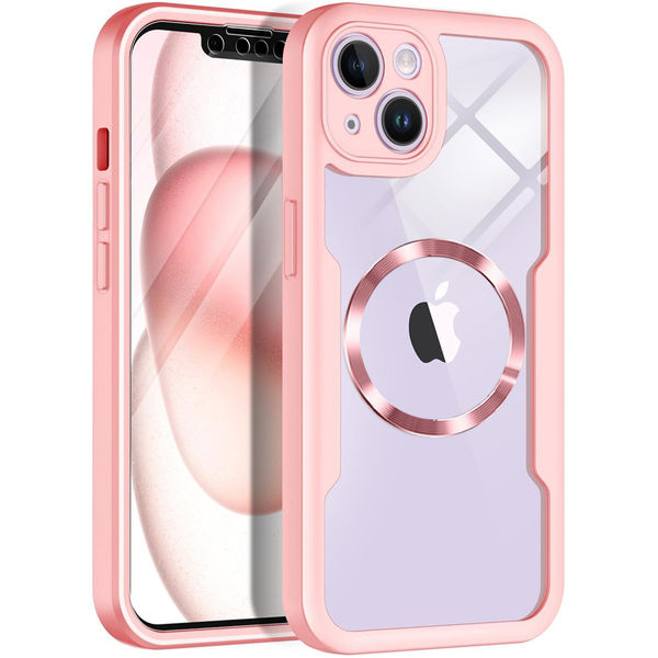 Techsuit - ColorVerse 360 MagSafe Series + Screen Protector - iPhone 13 - Pink