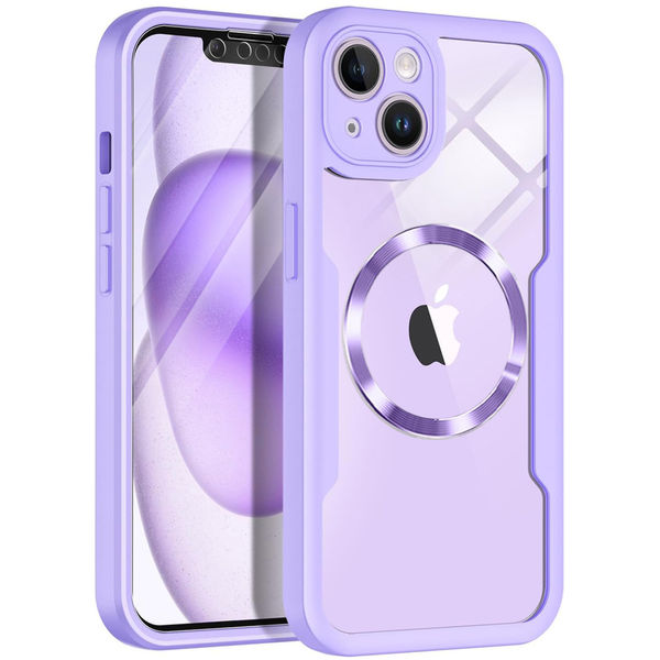 Techsuit - ColorVerse 360 MagSafe Series + Screen Protector - iPhone 13 - Purple