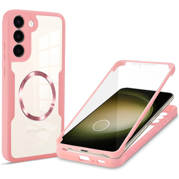 Techsuit - ColorVerse 360 MagSafe Series + Screen Protector - Samsung Galaxy S23 Plus - Pink