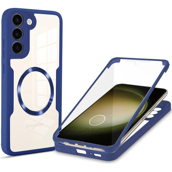 Techsuit - ColorVerse 360 MagSafe Series + Screen Protector - Samsung Galaxy S23 Plus - Blue