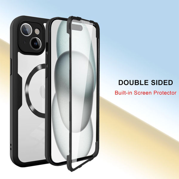 Techsuit - ColorVerse 360 MagSafe Series + Screen Protector - iPhone 15 - Pink