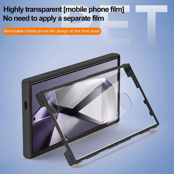 Techsuit - ColorVerse 360 MagSafe Series + Screen Protector - Samsung Galaxy S24 Ultra - Purple