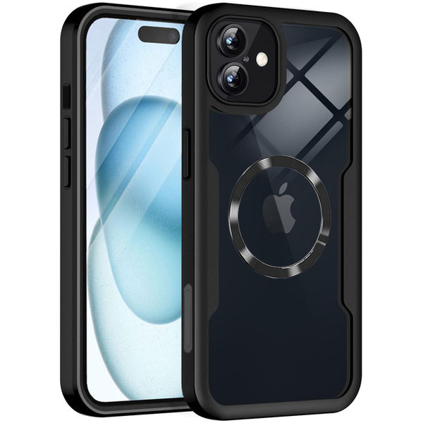 Techsuit - ColorVerse 360 MagSafe Series + Screen Protector - iPhone 16 Plus - Black