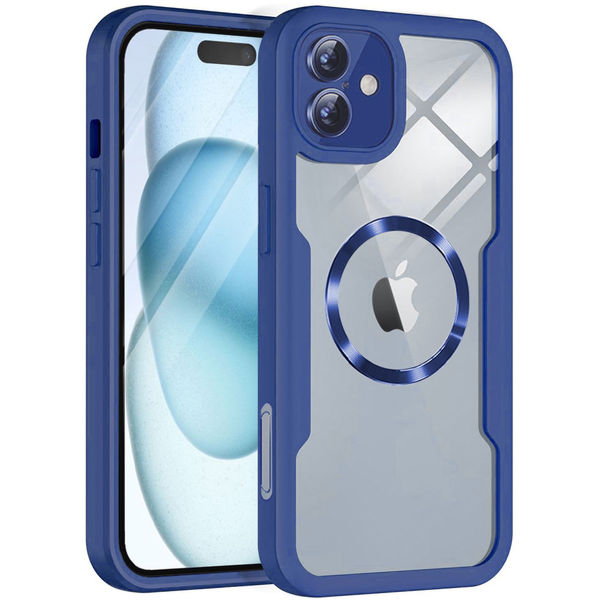 Techsuit - ColorVerse 360 MagSafe Series + Screen Protector - iPhone 16 Plus - Blue