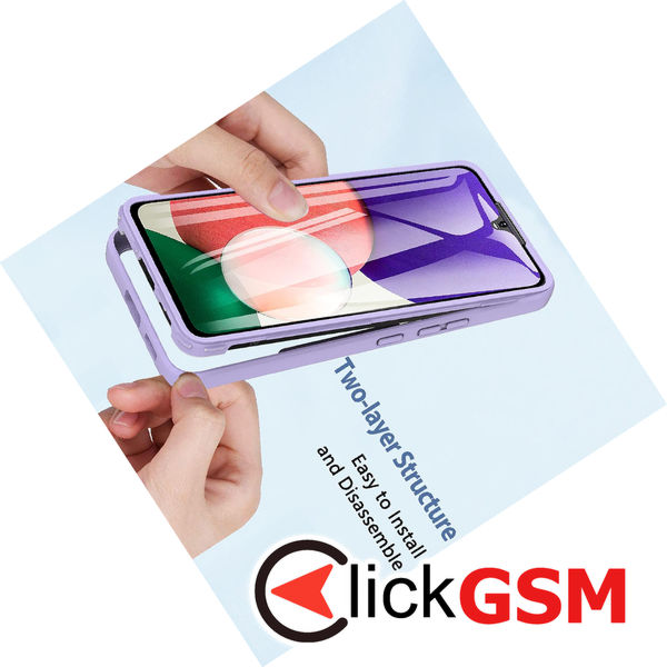 Techsuit - ColorVerse 360 Series + Screen Protector - iPhone 7 / 8 / SE 2, SE 2020 / SE 3, SE 2022 - Purple