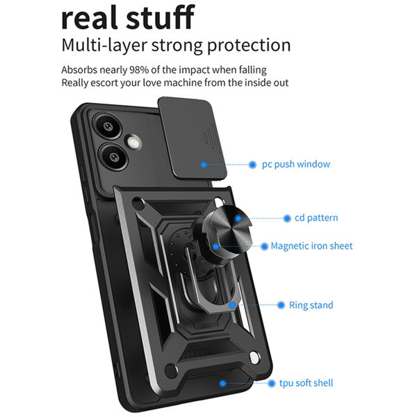 Techsuit - CamShield Series - Samsung Galaxy A06 - Black