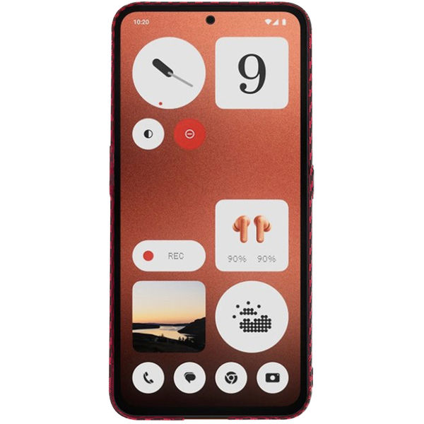 Techsuit - Carbonite FiberShell - Nothing CMF Phone 1 - Red