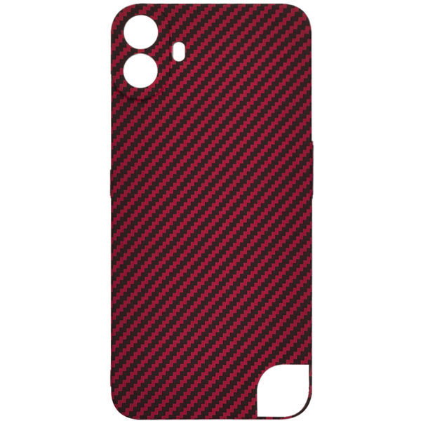 Techsuit - Carbonite FiberShell - Nothing CMF Phone 1 - Red