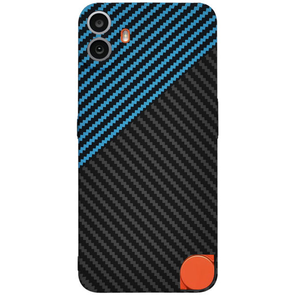 Techsuit - Carbonite FiberShell - Nothing CMF Phone 1 - Blue Pulse
