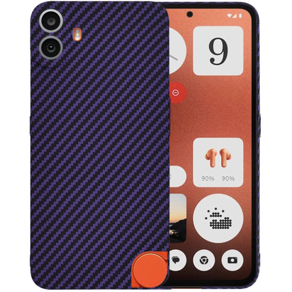 Techsuit - Carbonite FiberShell - Nothing CMF Phone 1 - Purple