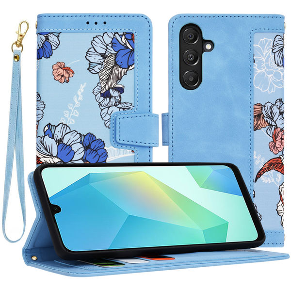 Techsuit - FlipCraft - Samsung Galaxy A16 4G / A16 5G - Vibrant Blue