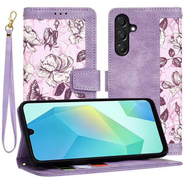 Techsuit - FlipCraft - Samsung Galaxy A16 4G / A16 5G - Mysterious Purple
