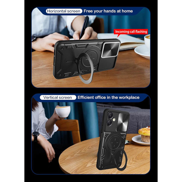 Techsuit - CamGuard Pro - Honor X6b - Black