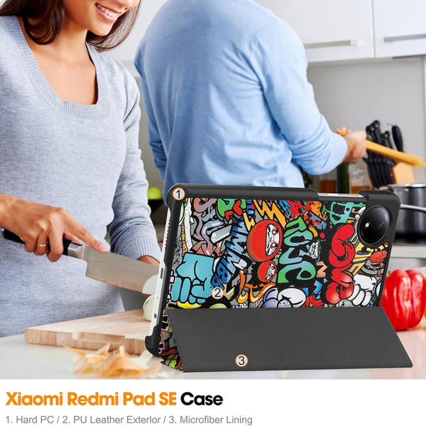 Techsuit - FoldPro - Xiaomi Redmi Pad SE 4G 8.7 - Urban Vibe
