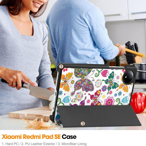 Techsuit - FoldPro - Xiaomi Redmi Pad SE 4G 8.7 - Butterfly