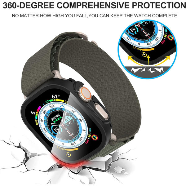 Techsuit - Defense360 Pro - Apple Watch Ultra / Ultra 2 - Black