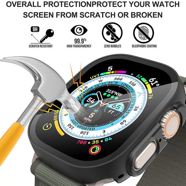 Techsuit - Defense360 Pro - Apple Watch Ultra / Ultra 2 - Black