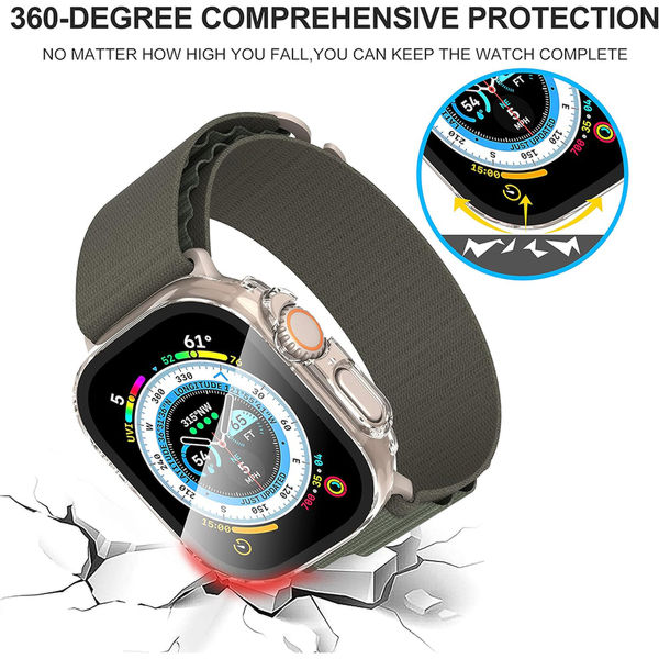Techsuit - Defense360 Pro - Apple Watch Ultra / Ultra 2 - Clear