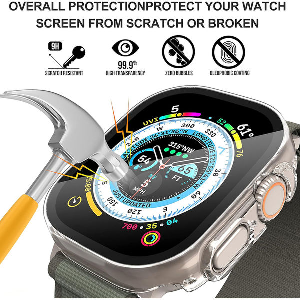 Techsuit - Defense360 Pro - Apple Watch Ultra / Ultra 2 - Clear