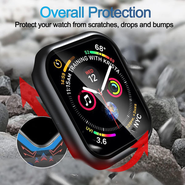 Techsuit - Defense360 Pro - Apple Watch 7 (41mm) - Black