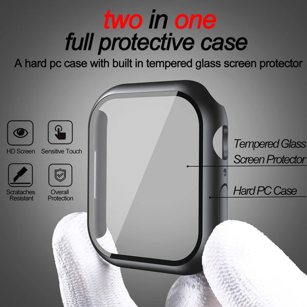 Techsuit - Defense360 Pro - Apple Watch 7 (41mm) - Black